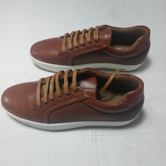 NWNB Vance Co. ComfortForm Men's Brown Lace-up Sneakers Size 11M - Picture 12 of 12